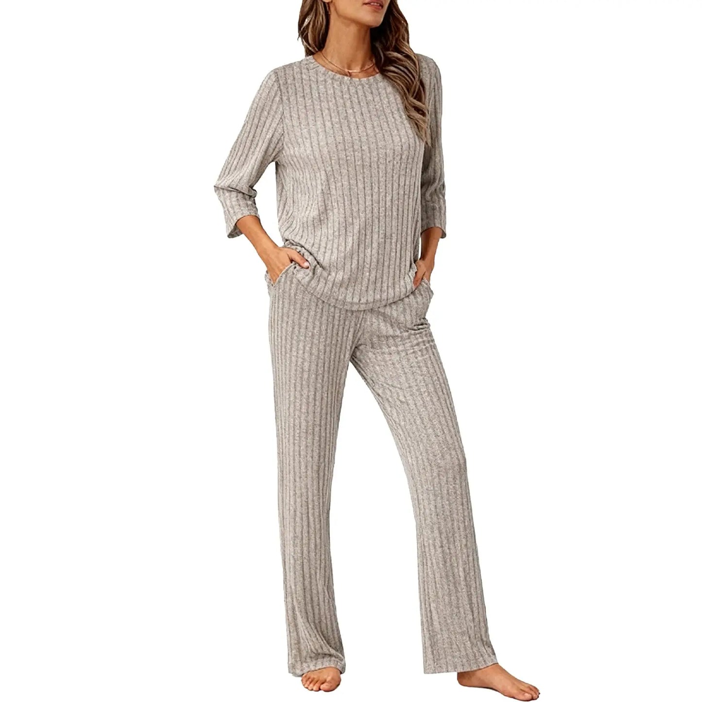 Ease & Grace Womens 2 Piece Lounge Sets Pajamas Matching Ease & Grace