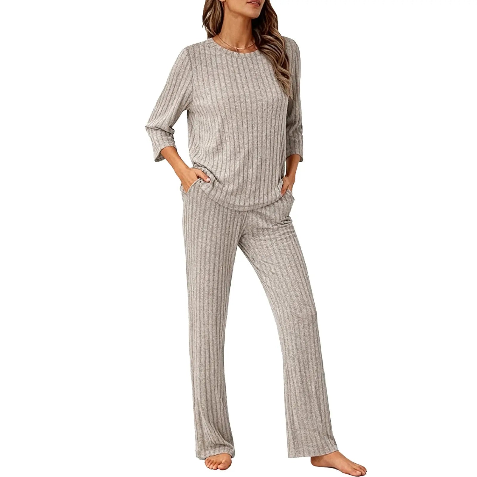 Ease & Grace Womens 2 Piece Lounge Sets Pajamas Matching Ease & Grace