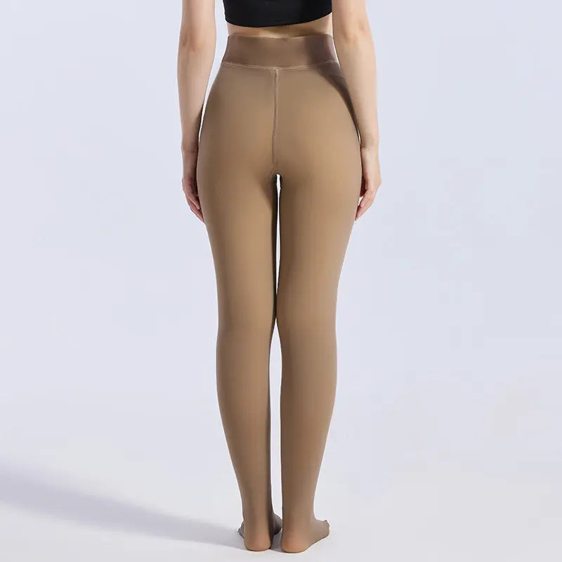 VRCÔMFY Fleece-Lined Leggings for Women - Winter Warm Thick Tights & Opaque Pantyhose VRCÔMFY