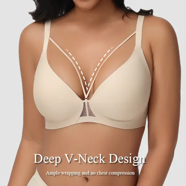 VRCOMFY All-Day Wireless Push-Up Bra For Total Comfort And Support (SEB) VRCÔMFY