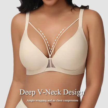 VRCOMFY All-Day Wireless Push-Up Bra For Total Comfort And Support (SEB) VRCÔMFY