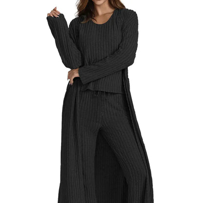 Ease & Grace Women's 3-Piece Knit Loungewear Set Ease & Grace