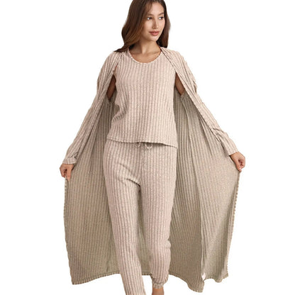 Ease & Grace Women's 3-Piece Knit Loungewear Set Ease & Grace