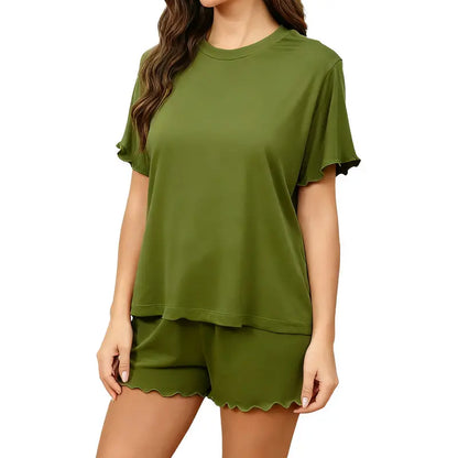 Ease & Grace Women’s New Zealand Merino Wool Pajama Set Ease & Grace