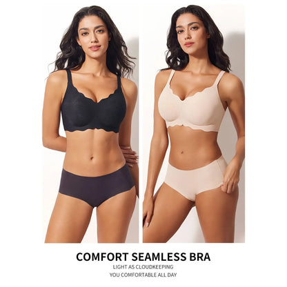 VRCÔMFY High Bloom Wireless Bra - Comfort & Lift for Women (HB) VRCÔMFY