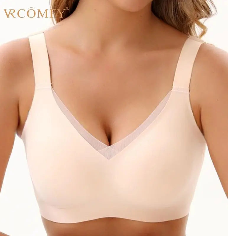 Ease & Grace Woven Bliss Wireless Bra - Comfort & Lift for Women （WB） Ease & Grace