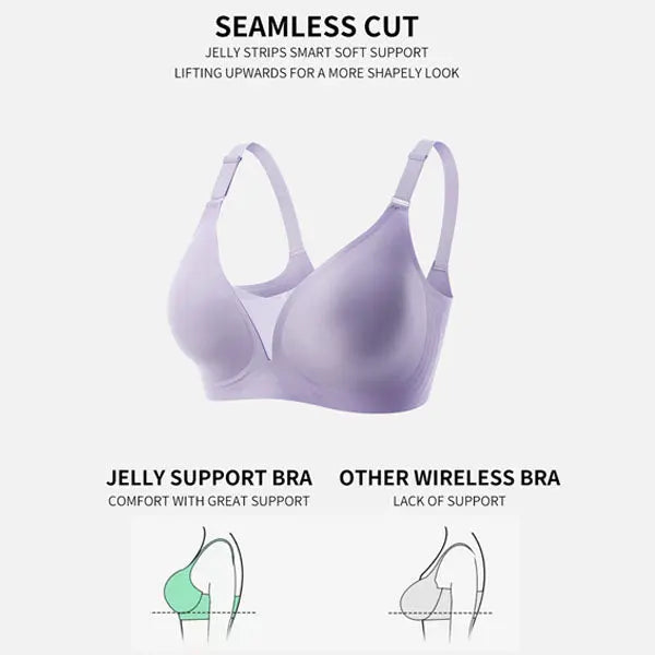 VRCÔMFY Lace Beauty Wireless Bra - Comfort & Lift for Women (LB) VRCÔMFY