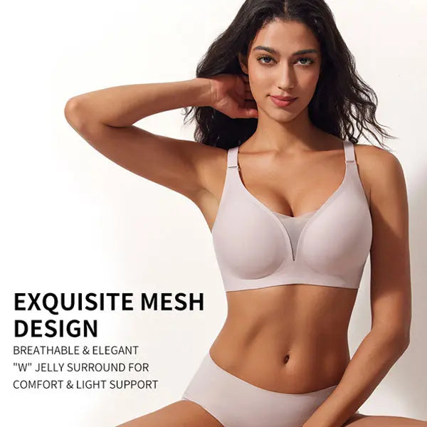 VRCÔMFY Lace Beauty Wireless Bra - Comfort & Lift for Women (LB) VRCÔMFY